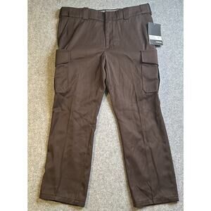 NEW MENS BLAUER 8980 CARGO POCKET RAYON POLYESTER PANTS BROWN 38X30